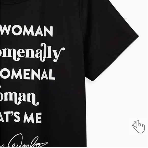 SLIM FIT CREW TEE – MAYA ANGELOU BLACK - Picture 4 of 4